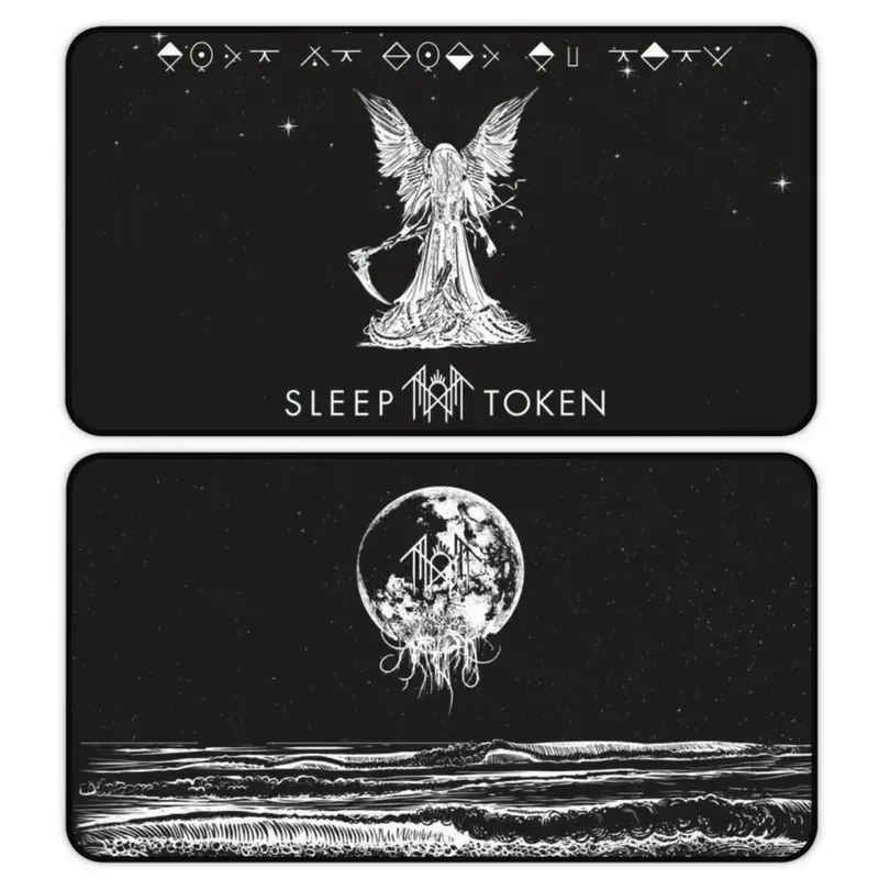 Sleep Token Desk Mat, Take Me Back To Eden Mousepad, Desktop Pads for Gaming & Study, Desktop Accessories, Home Decor Ideal, Non-slip, Gifts