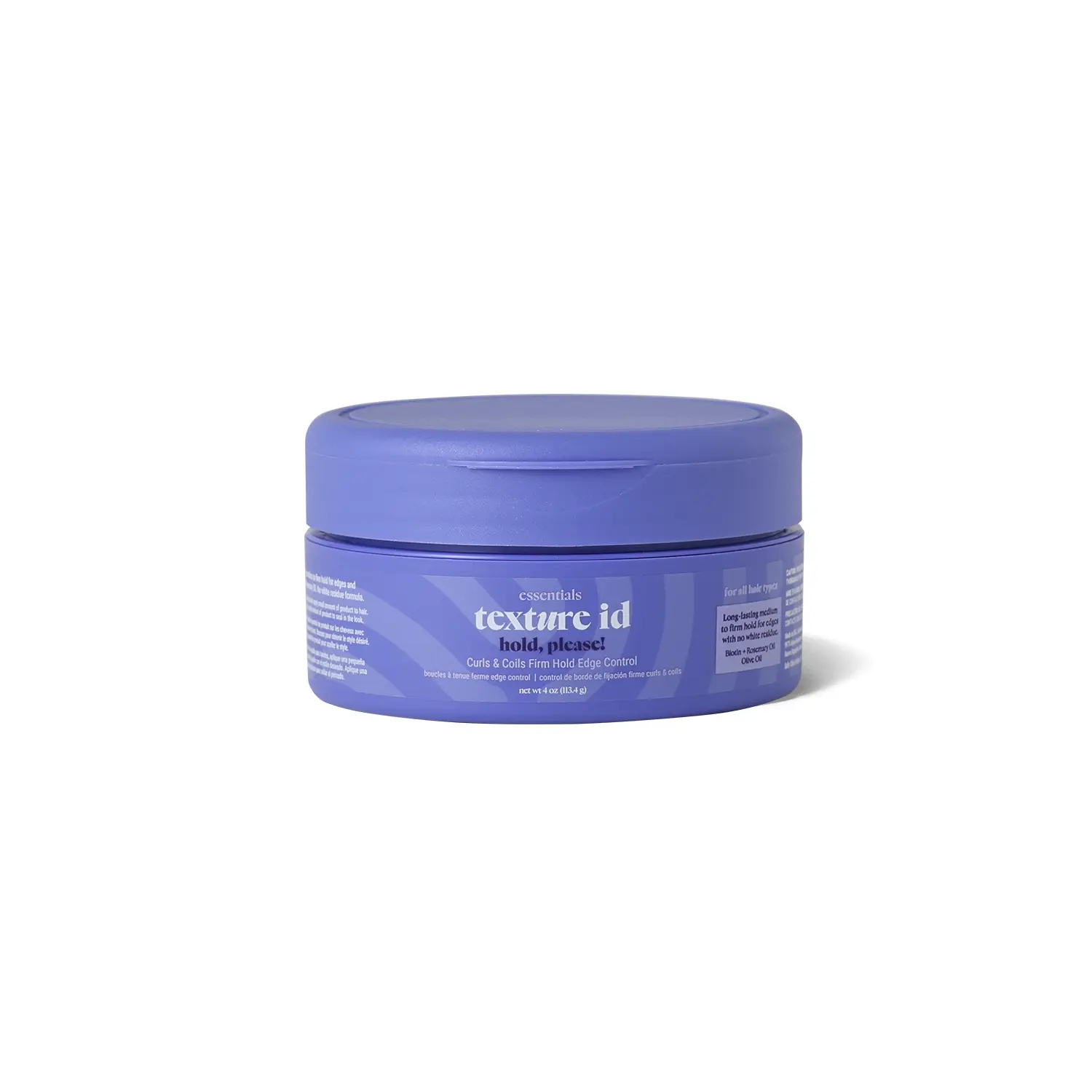 Texture ID Firm Hold Edge Control, Nourishes Hair, Long Lasting, 4 Oz