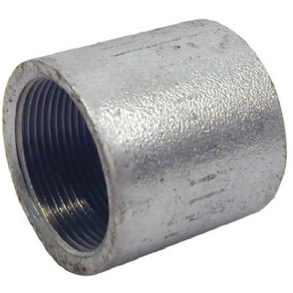 212 MAIN Pannext MG-S15 Galvanized Steel Merchant Coupling - 1.5 in. Threaded Ends, Fittings for Boating Pipe Connections