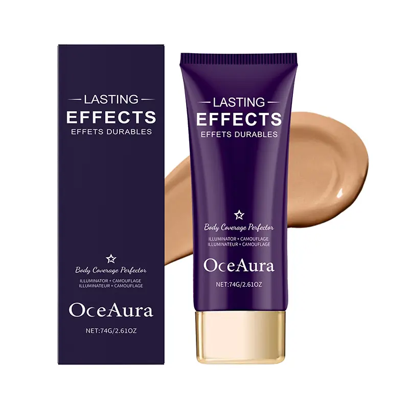 Waterproof Body Concealer Cosmetic - Full Coverage Foundation for Tattoos, Scars, Moisturizing Lightweight Hydrating Blemish Corrector with Retinol, Matte Finish Leg & Face Makeup
