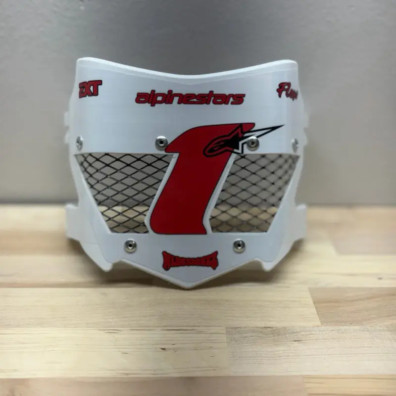 Hldesignzz 3-D Vented Plate Red