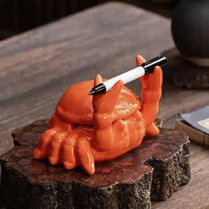 Creative Crab Holder,Multi-use Mini Ash Tray Alternative for keychains,Rings,Office Desk