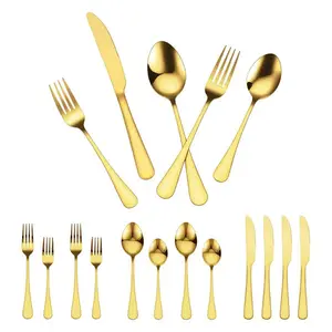 60-Piece Gold Silverware Set, Food-Grade Stainless Steel Flatware Utensils for 12, Mirror Finished Cutlery Set, Dishwasher Safe Eating Tableware for Kitchen Home, Include Knife Fork Spoon