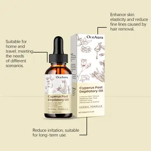 Painless Hair Removal Oil, Gentle Moisturizing and Pore Tightening, Moisturize, Hair Inhibitor, Women's Dedicated Depilatory Lotion, 60ML/bottle