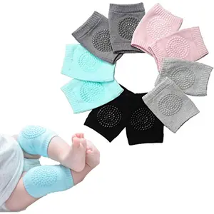 Baby Crawling Anti-Slip Knee Pads,Unisex Baby Toddlers Kneepads 5 Pairs