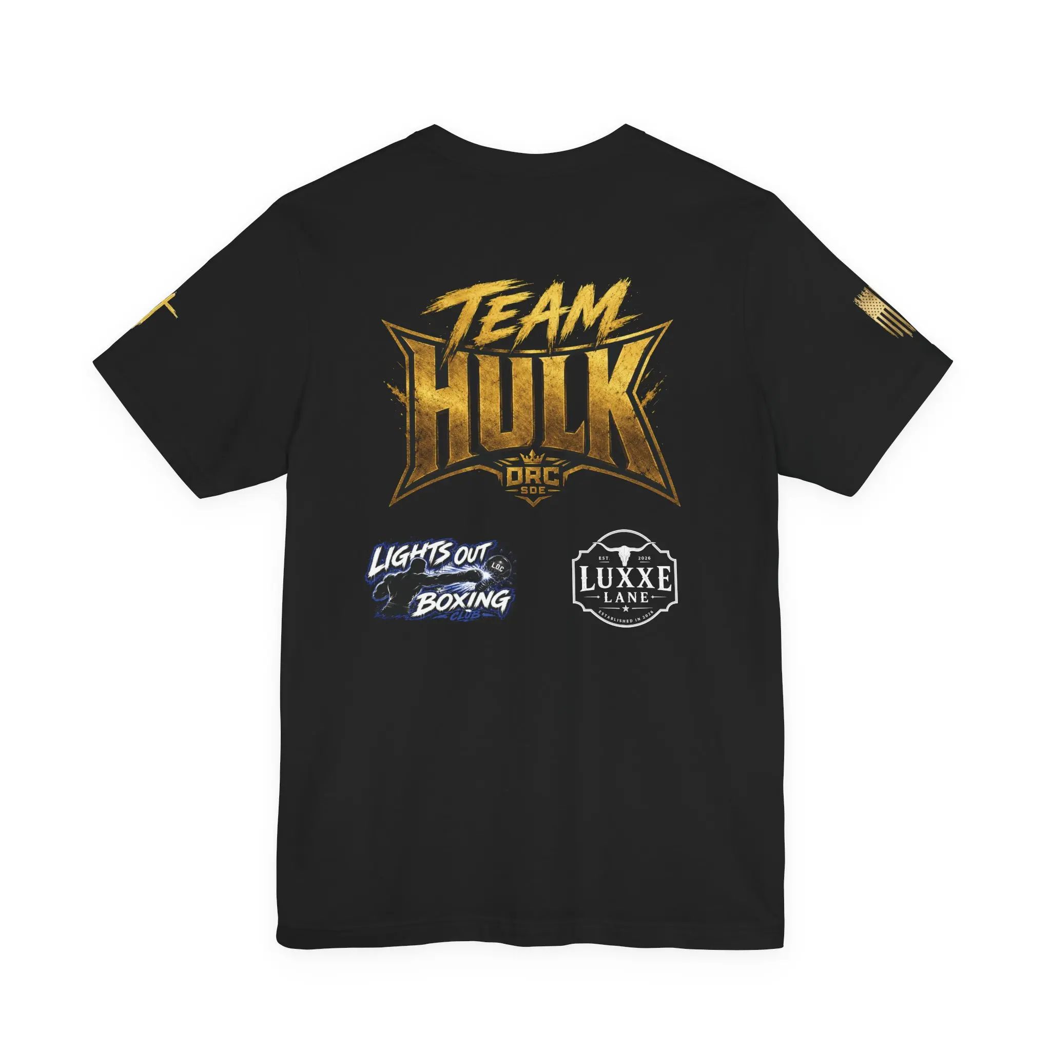 Team Hulk graphic tee Boxing logo shirt