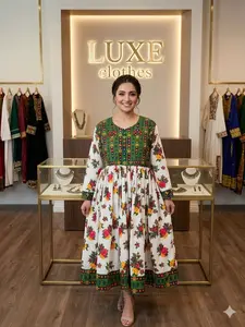 1 piece- Traditional Afghan Dress