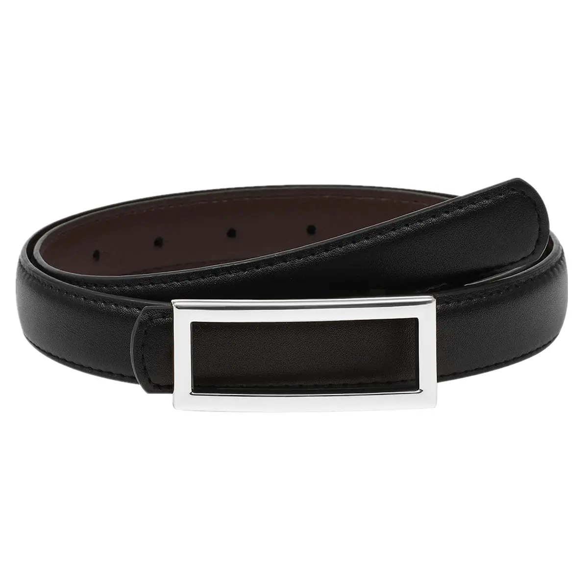 Black/Coffee(Silver Buckle)