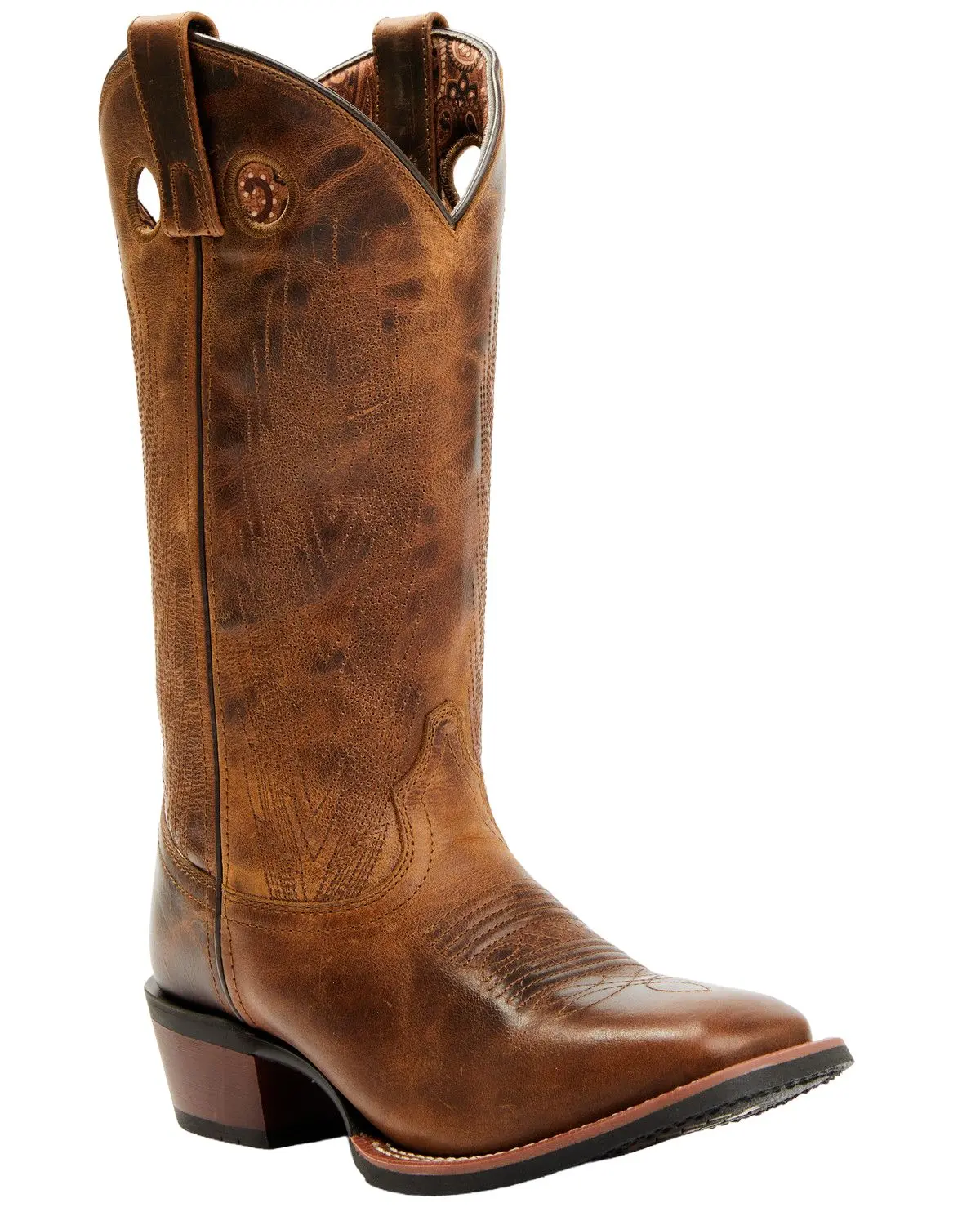 Laredo Women's Sable Rom Performance Western Boot Broad Square Toe - 20008