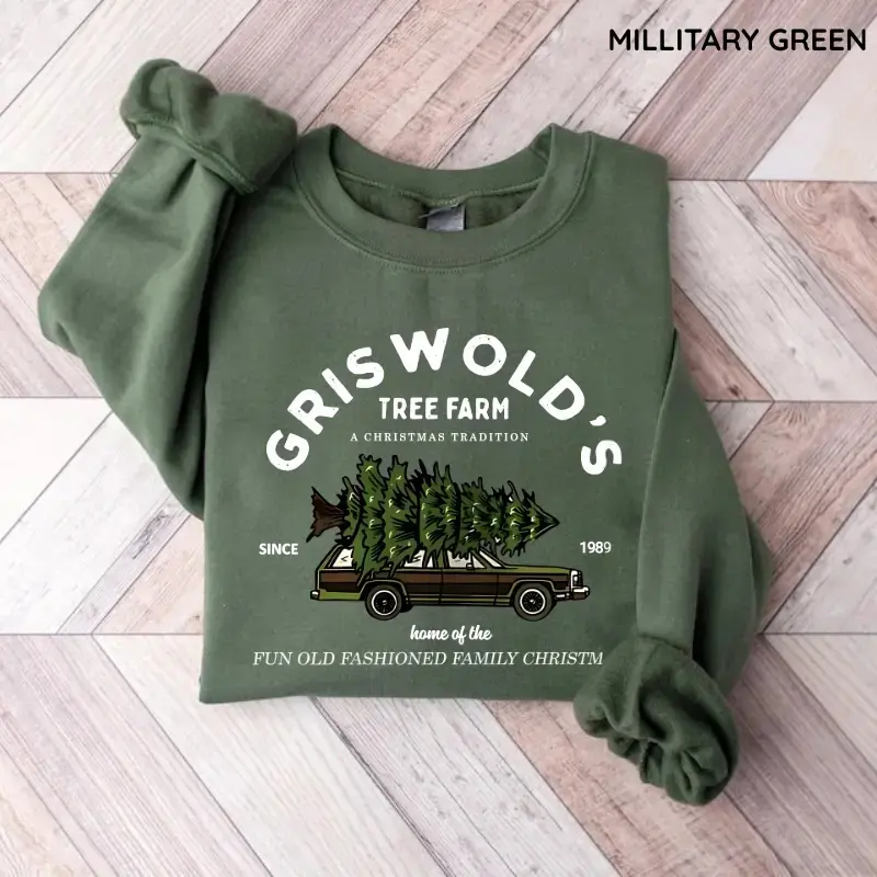Grisworld Christmas Tree Sweatshirt, Movie Sweatshirt, Family Christmas Shirt, Christmas Vacation Top