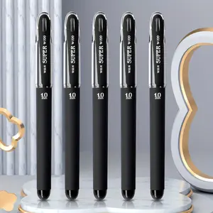 1.0mm Thick Matte Gel Pen, 2/4/20pcs Black Gel Pen - Comfortable to Hold, Smooth Writing, Suitable for Business Meetings, Signature, Daily Writing, Exam, Smooth Writing Pens