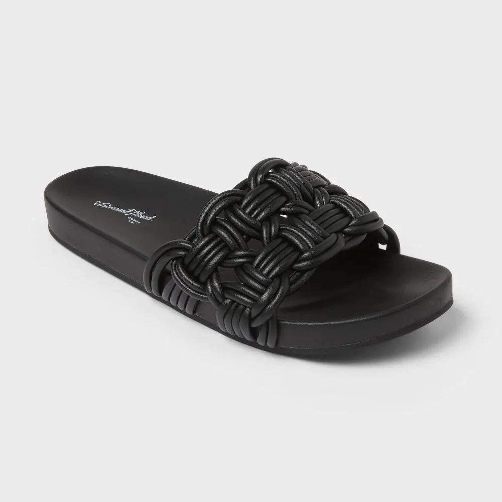 Women’s Harlow Slide Sandals - Universal Thread Black 6