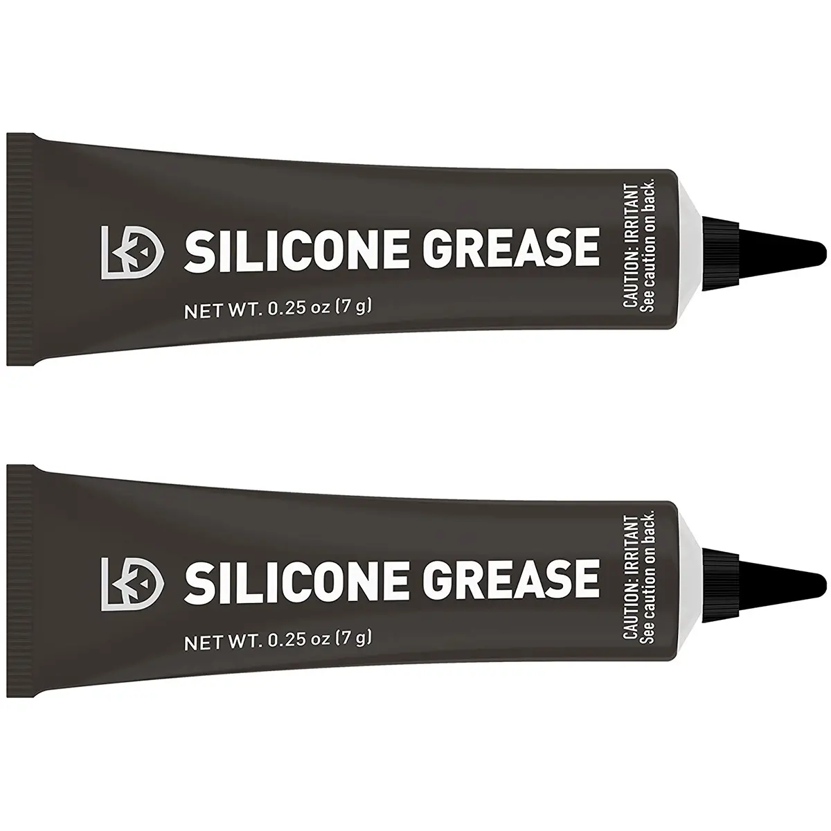 Gear Aid Silicone Grease, 0.25 oz 2-Pack, Food Grade All-Purpose Lubricant for Dive Gear, O-Rings, Rubber & Plastic Parts, Compact, Practical