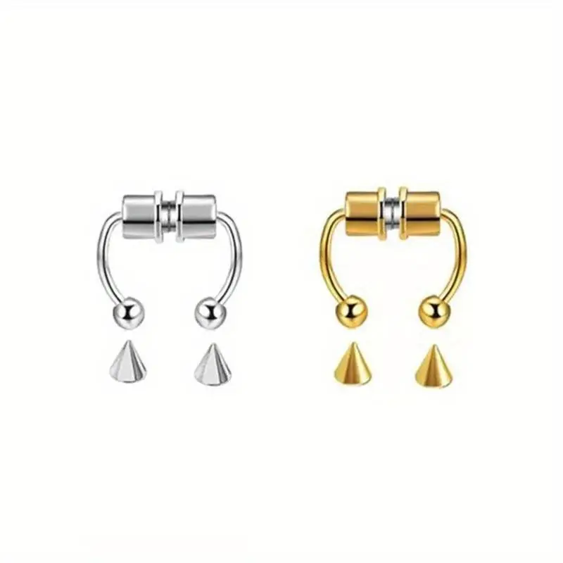 2Pcs(silver Golden)