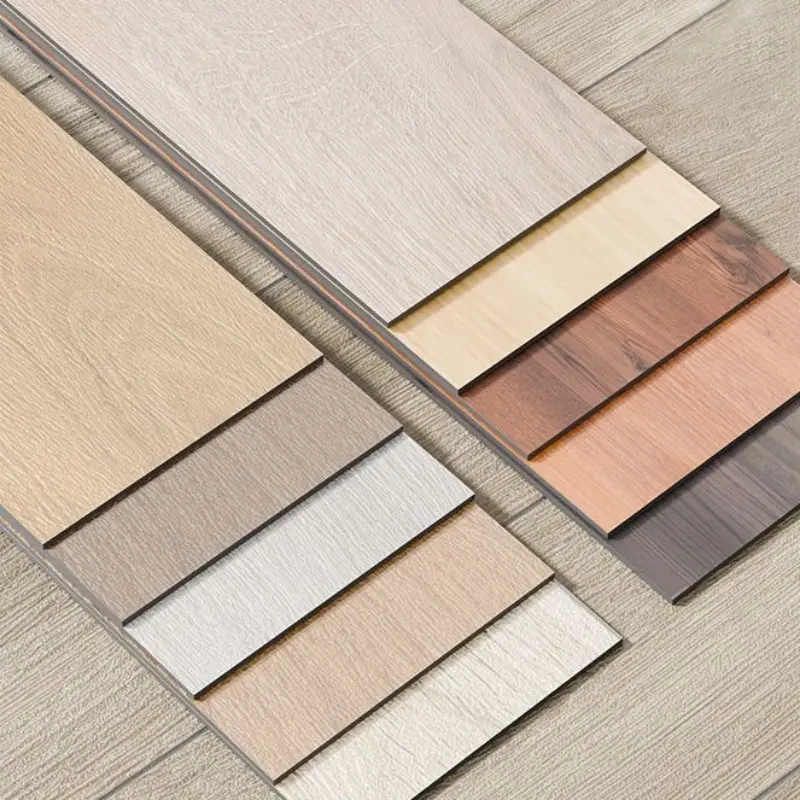 20pcs Self-Adhesive Vinyl Durable PVC Material Flooring Peel And Stick Waterproof Floor Tiles 15x45cm, Anti-Pressure Scratch-Resistant Surface Moisture-Proof, Easy Installation for Bedroom Living Room