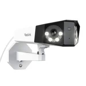 Reolink Duo 2 PoE 4K Security Camera with Dual-Lens 180° Panorama View, Color Night Vision, Smart Detection, 2-Way Audio