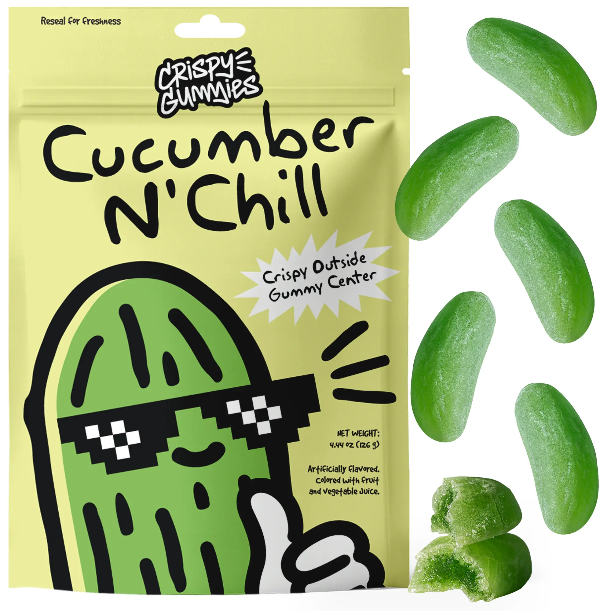Crispy Gummies Cucumber N' Chill - 4.44oz