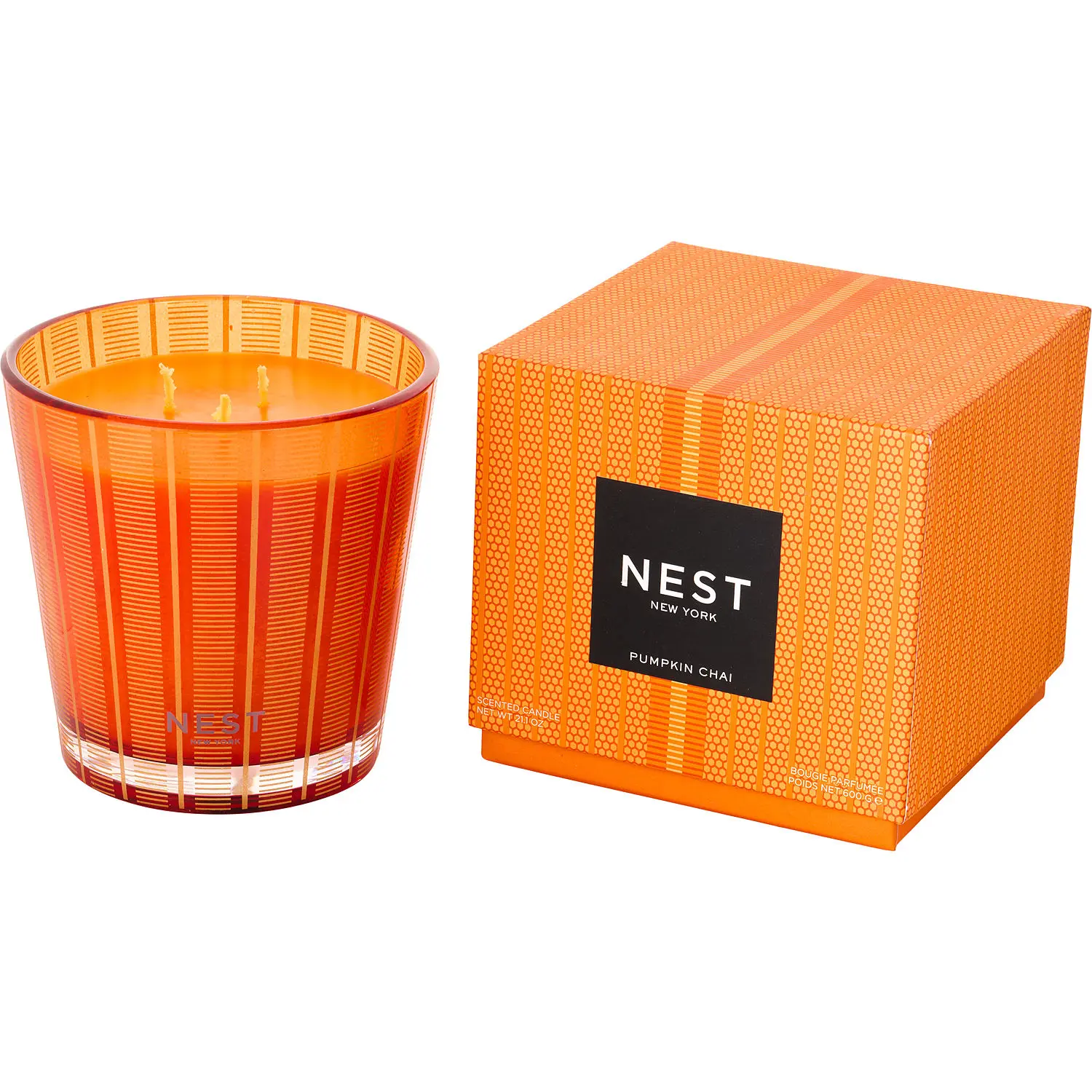 Nest Pumpkin Chai By Nest 3 Wick Candle For Unisex