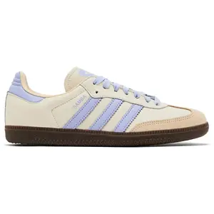 Adidas Originals Women's Samba OG Sneakers, Cream White Violet, JI2678