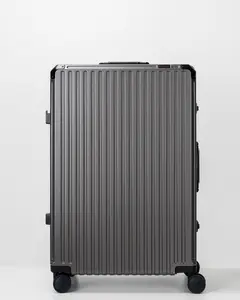 Valence EdgeFrame Check-In Suitcase, Dark Gull Gray