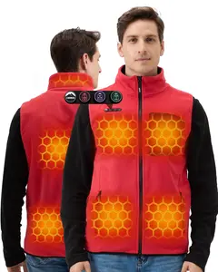 ARRIS 12V Electric Heated Vest | Unisex Fleece | Winter Warm Adjustable