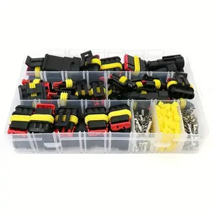 Waterproof Car Electrical Connector Kit, Car Waterproof Connector Kit, Terminal Plug Kit, Universal Connector, Suitable for Car, Motorcycle, Truck, Boat
