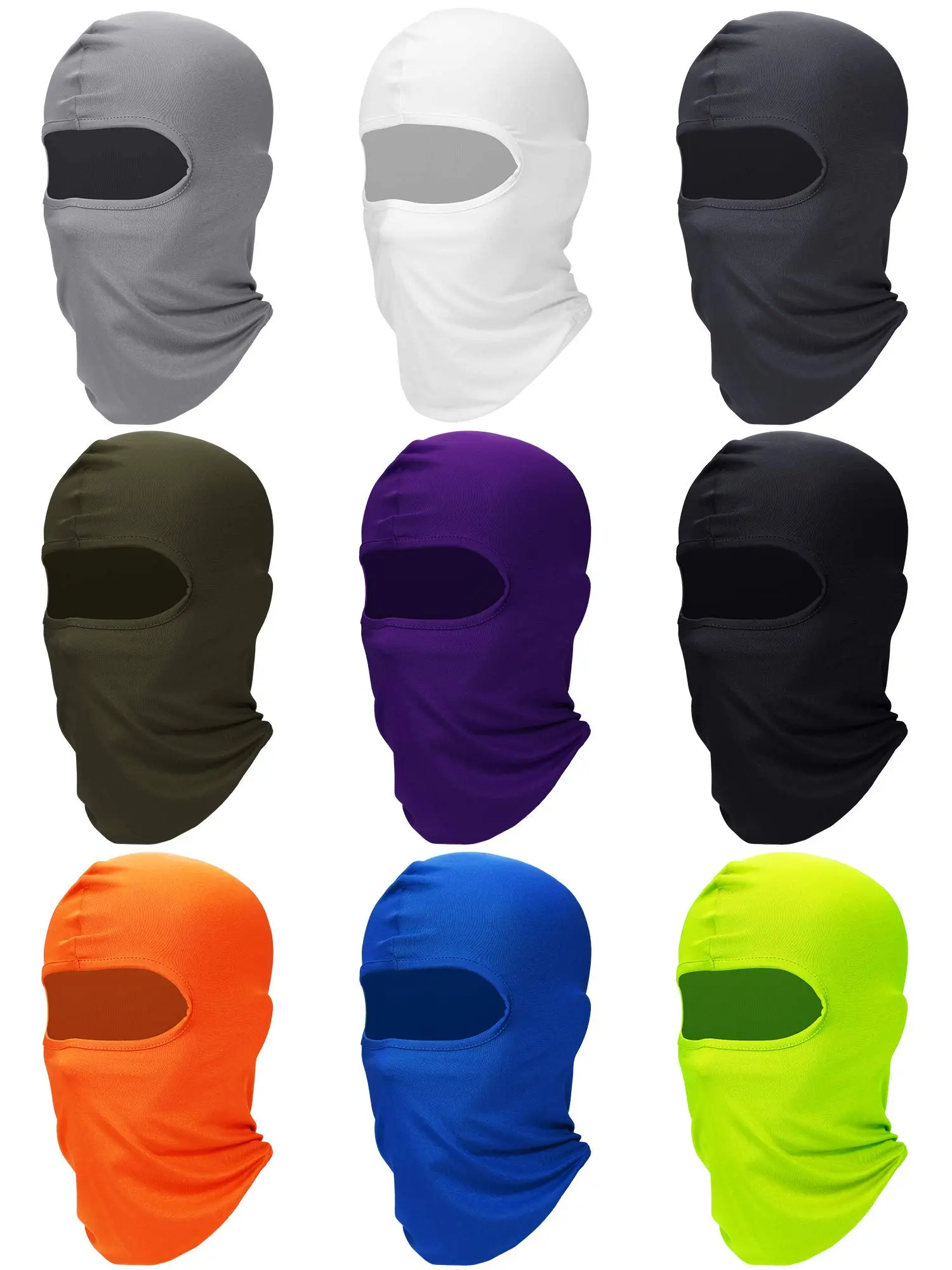 Pack of 9/8/6 Neck Gaiter Balaclava Gator Face Full Mask,UV Protection Breathable Ski Cycling Sports Face Bandanas Neck Cover for Men Women,Halloween,Christmas Party,Father's Day Gift,Hand Tools Kits