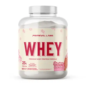 Primeval Labs Whey Protein Gourmet Flavors - High Protein 23g Per Serving, Authentic Latino Flavors