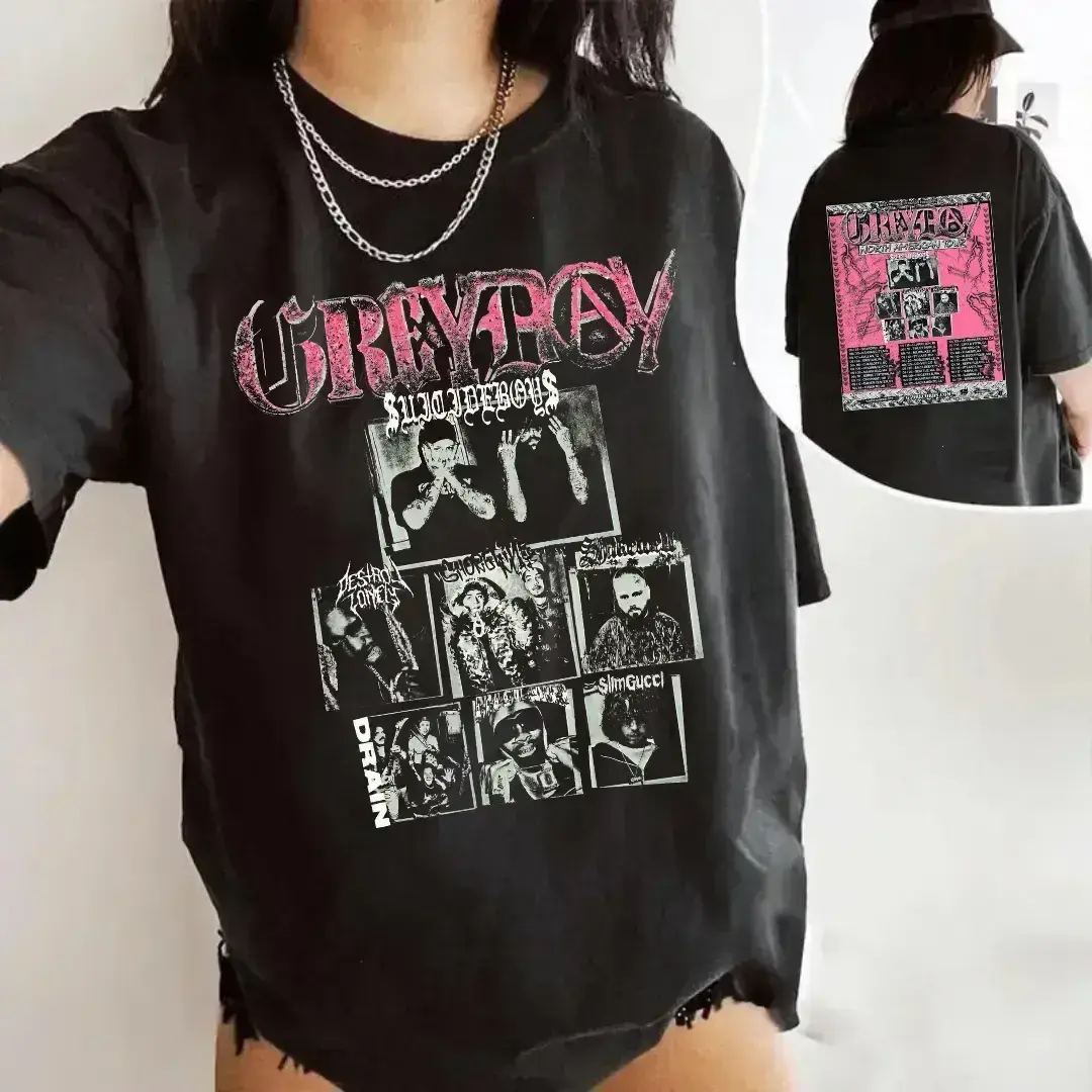 Grey Day 2026 Tour Schedule Tour Dates Shirt Two Sided, Hip-Hop G59 Shirt Gift for Fan, G59 Merch, Unisex Rapper Clothing, Vintage Band Shirt, Gift for Music Fan