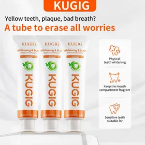 Kugig Dentist-Recommended Pregnancy Toothpaste | Gentle on Morning Sickness,No Fluoride, No Strong Smells! Reduces Plaque & Nausea | Click to Feel the Gentle Clean