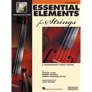 Essential Elements for Strings Violin Book 1 – Beginner Violin Method with Online Resources, Sheet Music & Practice Lessons Paperback