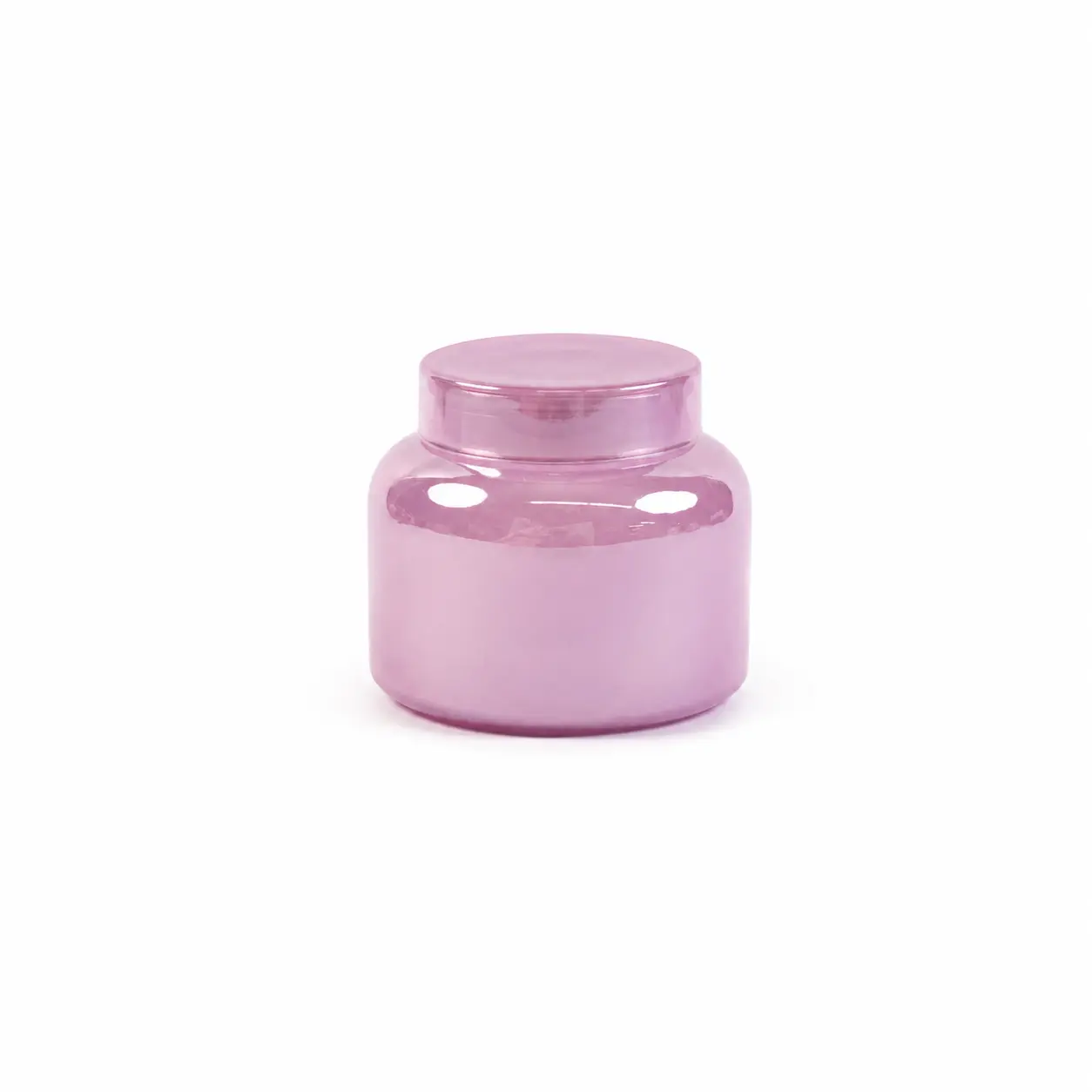 NOVA Lavender Iridescent Candle Jar with Lid | Luxury Candle Vessel