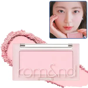 rom&nd (romand) Better Than Cheek W02 Strawberry Milk | Blurring Buildable Powder Blush | Natural Long-Lasting Matte Beige Silky Smooth Finish | Authentic Korean K-Beauty Cosmetic Makeup, 4g Pressed Powder