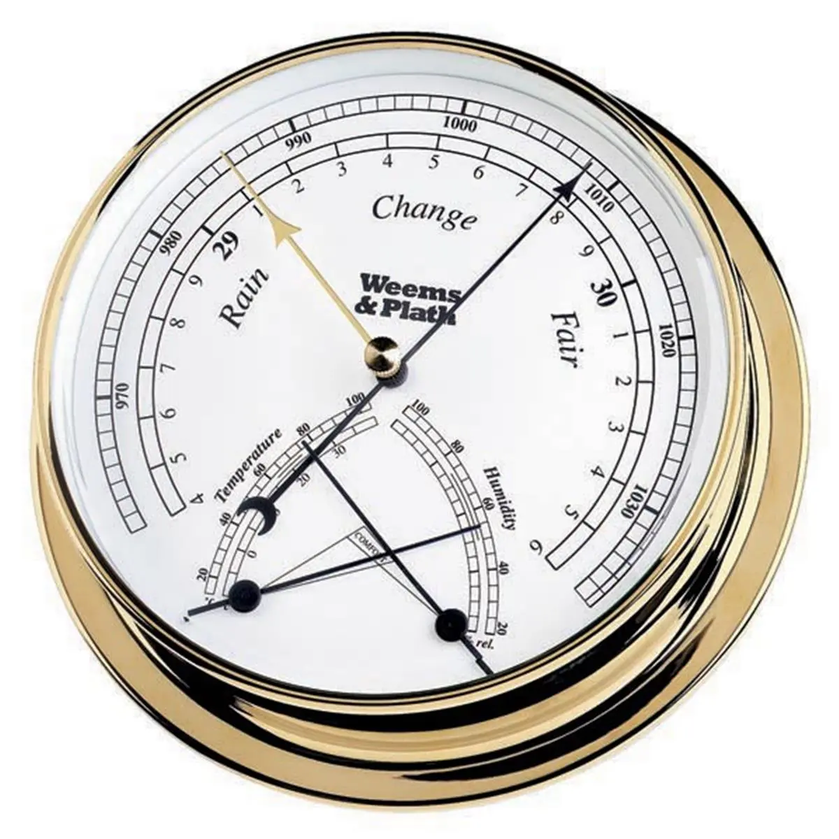Weems and Plath  Brass Endurance 145 Barometer/Comfortmeter