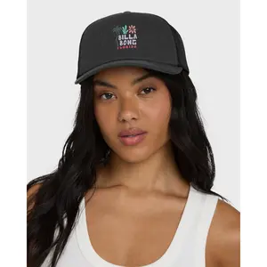BILLABONG Floral Block Fl Trucker Hat, Beach Weekend Getaways