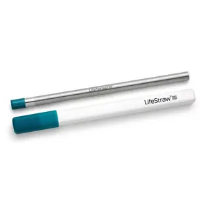 LifeStraw Sip Reusable Steel Filter Straw with Carry Case Laguna Teal