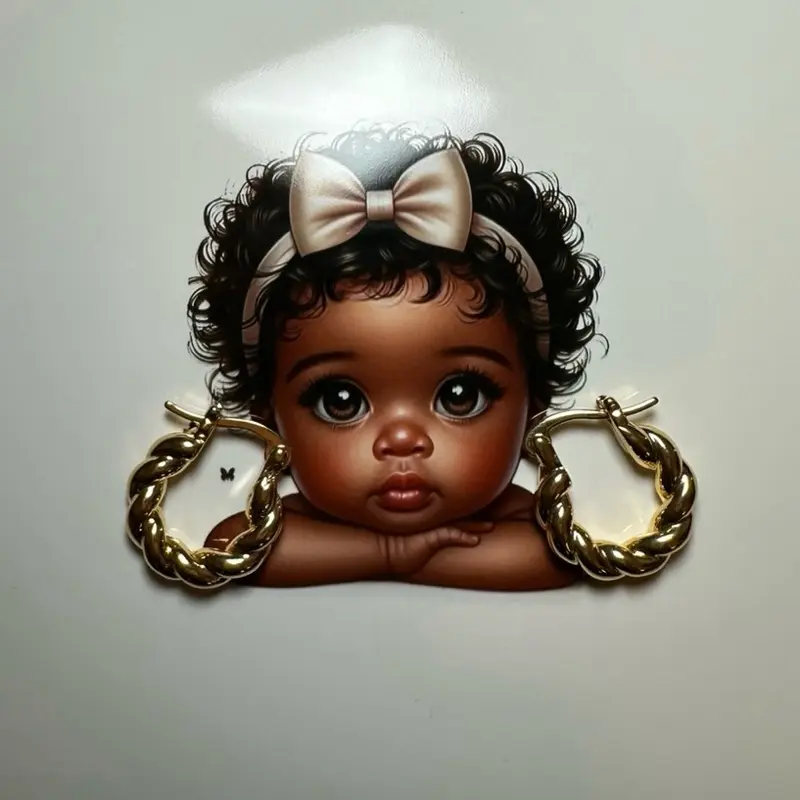 Baby girl earrings 24months-8years old