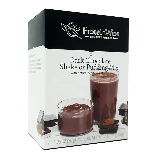 Proteinwise Raspberry Shake & Pudding Mix - Low Calorie, 25 Vitamins & Minerals