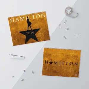 Hamilton 2026 Wall Calendar – Broadway Musical Gift, Theatre Lover’s Wall Art, Hamilton Musical Merchandise, Collector’s Gift for Fans H