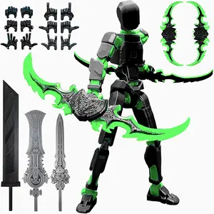 T13 Action Figure Set - 3D Printed Dummy 13 Robot Action Figure for Collectors, Assembly Completed, Ideal Desktop Decorations