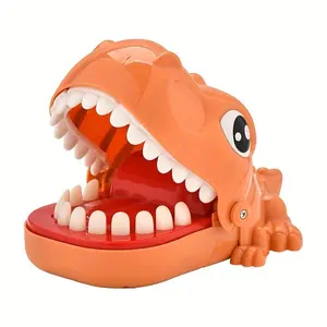 Dinosaur Tooth Dentist Game, 1 Count Funny Biting Finger Challenge Toy, Multiplayer Interactive Kids Party Game Toy, Novelty & Gag Toys