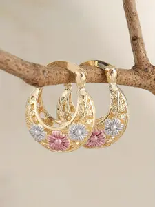 Vintage Hollow Flower Earrings, Elegant Fashion Design for Women, Perfect for Daily Wear & Commuting