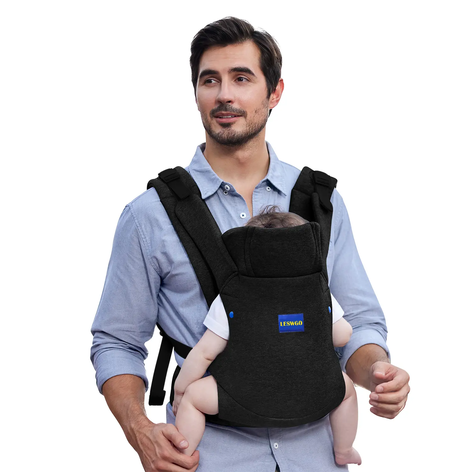 Bouncer and Chair Baby Carrier, Ergonomic Newborn Carrier, Baby Carrier Newborn to Toddler,Easily Adjustable Toddler Carrier, Lightweight Infant Carrier (Mesh,Grey)
