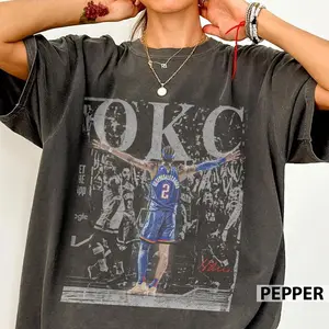 Shai Gilgeous Alexander Oklahoma City Vintage Comfort Colors Shirt