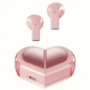 2024 True wireless TWS5.3 audio earphones, foldable and switchable in two forms, love couple earphones, high-definition call , high capacity battery life, continuous playback for 8 hours, in ear painless wearing, IPX level waterproof