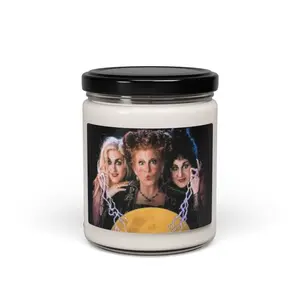 Hocus Pocus Candle, Witchcraft Decor, Halloween Candle, Magic Spell Fragrance, Fall Home Decor, Witch Gift, Scented Soy Wax Candle