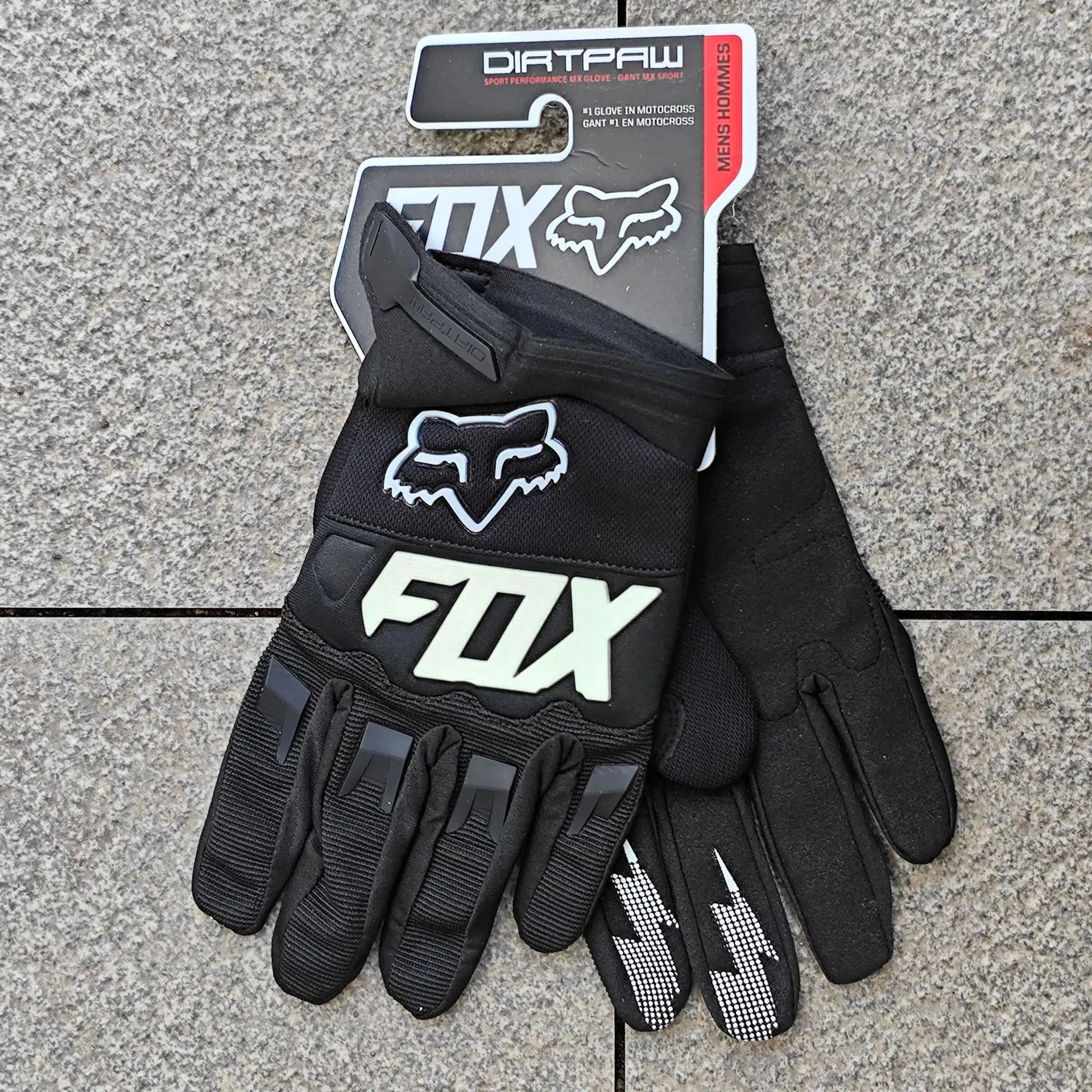 Unisex Anti-Slip Adults' MTB Cycling Gloves - Off-Road Sports, Dirtbike Riding Gloves (Red and Black, Multiple Colors) Dirtbike Gloves Handgloves