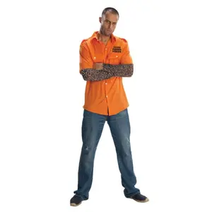 Men's Orange Prisoner Shirt Costume