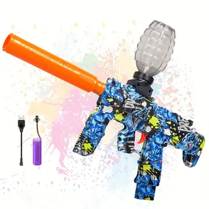 Electric Water Ball Shooting Toy, Automatic Splat Ball Firing Water Toy, Eco-friendly Toy Gift, Outdoor Game Toy For Ages 14+