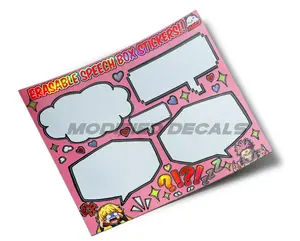 Erasable Speech Box Stickers